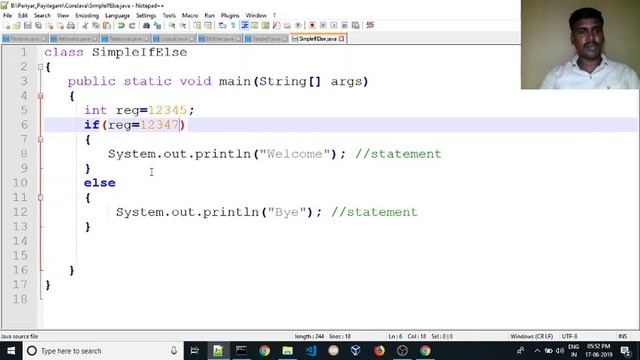 ☕Complete Java Tutorials | ? Java If Else Statement |?Java Course for beginners | ?Java In Tamil смотреть онлайн