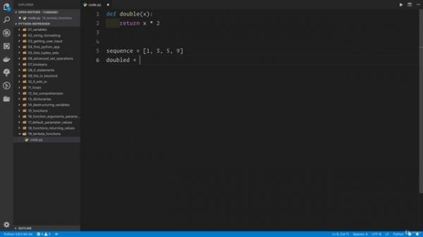 02 - A Full Python Refresher - 021 Lambda functions in Python