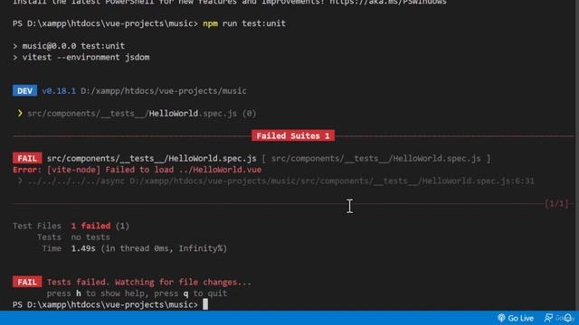 003 Adding the Vitest UI (20 - Master Project Testing Your Vue App) смотреть онлайн