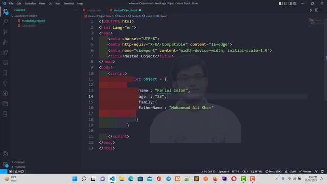Nested Object JavaScript смотреть онлайн