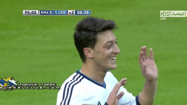 ريال مدريد و ليفانتي - أوزيل الثاني - [6/4/2013] عصام الشوالي [HD] смотреть онлайн