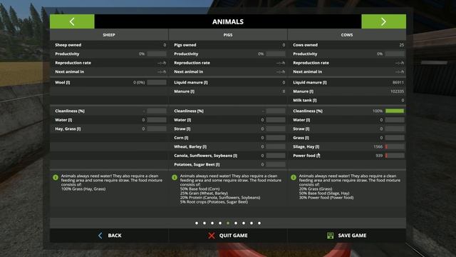 Farming Simulator 17 - Tending to animals - Cows смотреть онлайн