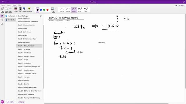 Day 10 - Binary Numbers HackerRank Challenge Solution in Python смотреть онлайн