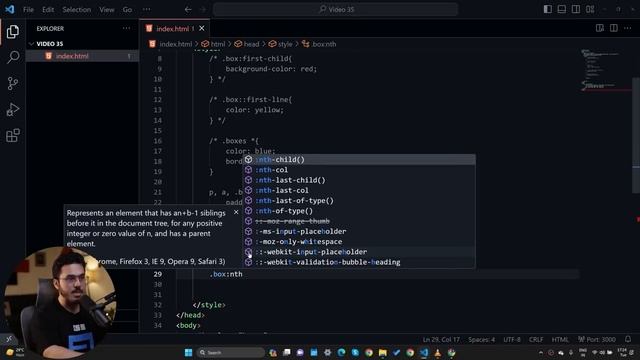 More on CSS Selectors | Sigma Web Development Course - Tutorial #35 смотреть онлайн
