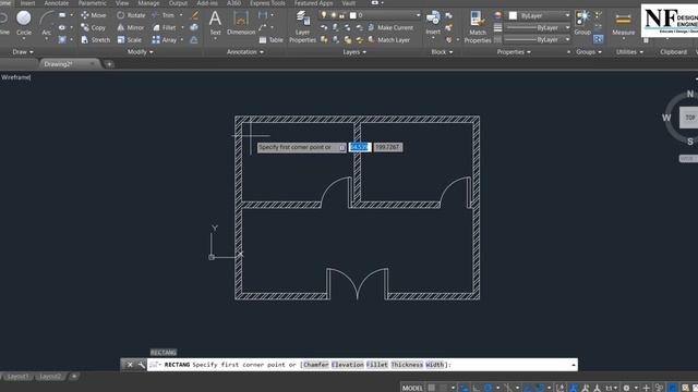 AutoCAD 2D: House Floor Plan Drafting with Dynamic Blocks смотреть онлайн