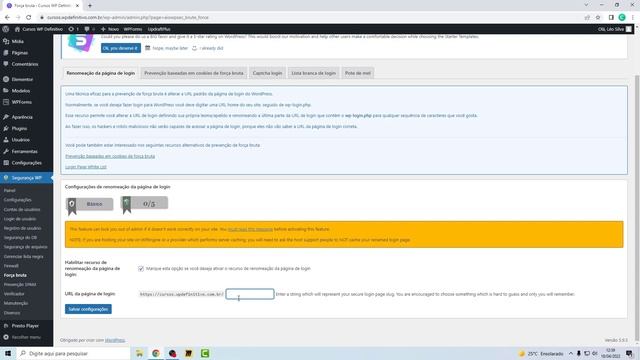 Como Renomear Página de Login no WordPress (WP ADMIN) - Aula 05 смотреть онлайн