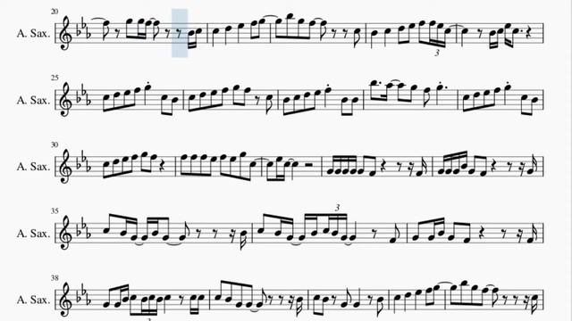 Alto Sax Sheet Music: How to play I Love You 3000 by Stephanie Poetri смотреть онлайн