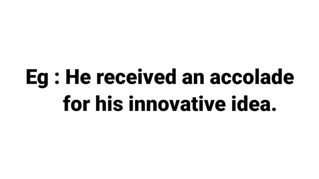 ACCOLADE | MEANING WITH SENTENCE | LEARN NEW ENGLISH WORDS DAILY | DEVELOP ENGLISH VOCABULARY SKILL смотреть онлайн