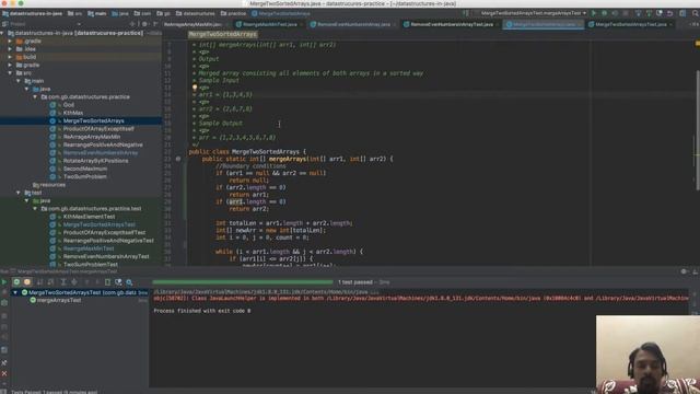 Merge Two Sorted Arrays смотреть онлайн