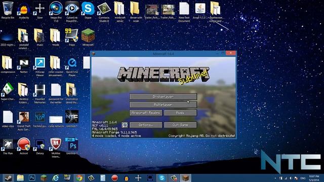 Minecraft 1.6.4 - How To Install GTA 5 mod for minecraft ! (Flans mod) GRAND THEFT AUTO V смотреть онлайн