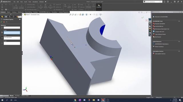 How to Change Original Plane of SolidWorks Part/ Change Orientation смотреть онлайн