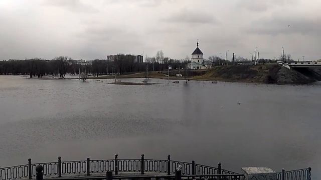 Половодье в Твери на р.Тьмака. смотреть онлайн