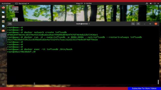 How To install InfluxDB in Docker On Ubuntu 20.04 смотреть онлайн
