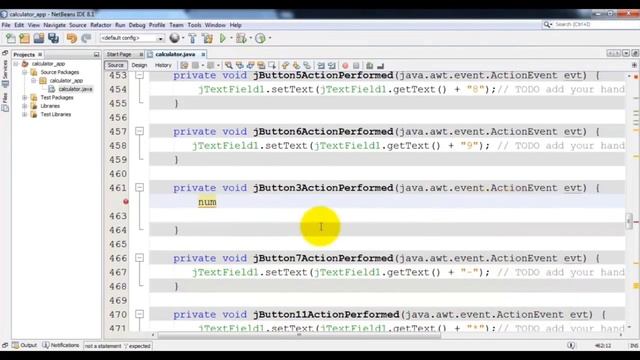 GUI Calculator in JAVA Using eclipse ide | D3V смотреть онлайн