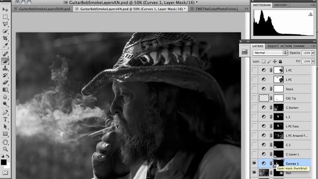 Adobe Photoshop Brush Techniques Reference Video. смотреть онлайн