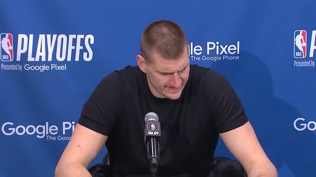 Nikola Jokic Talks Game 4 Loss vs Timberwolves, Postgame Interview смотреть онлайн