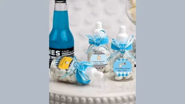 20 x Personalised Blue Baby Boy Bottle Favours смотреть онлайн