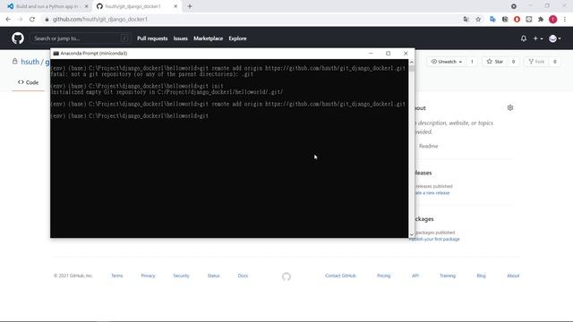 django github docker смотреть онлайн