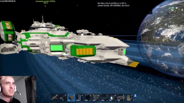 Empyrion Galactic Survival modo creativo continuamos el supercarguero parte 3 смотреть онлайн