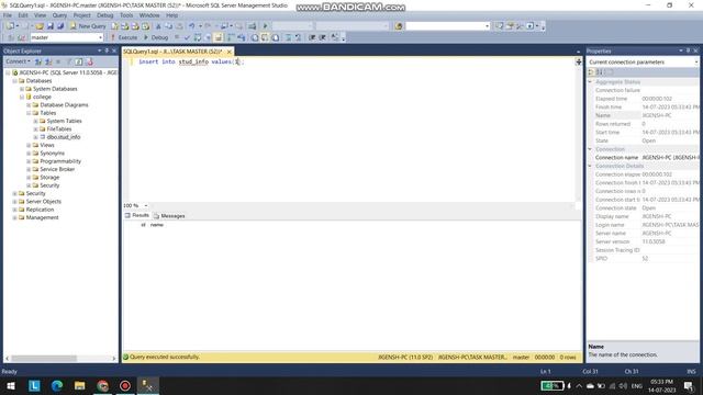 “INVALID OBJECT NAME” IN SSMS смотреть онлайн