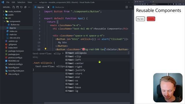 Tailwind is messy. Make reusable components instead with ReactJS, TailwindCSS, & TypeScript смотреть онлайн