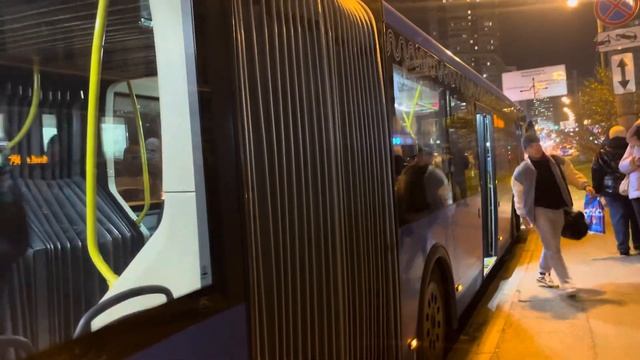 Автобус ЛИАЗ-6213.65,следует по маршруту 794 Метро Молодёжная-Немчиновка-Метро Молодёжная смотреть онлайн