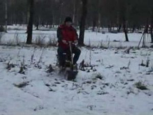 самокат на гусеницах