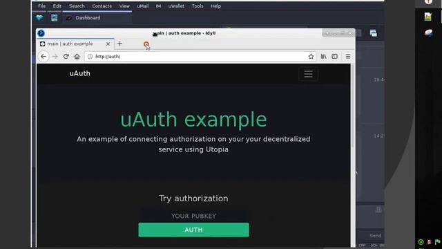 Как можно авторизовать пользователя на своем веб-сервисе Utopia смотреть онлайн