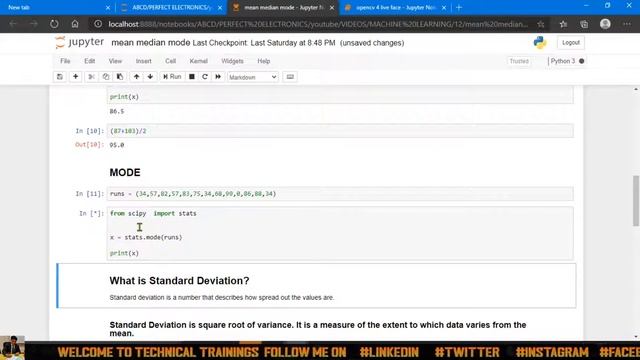 mean median mode in python | how to find mean, median and mode in python смотреть онлайн