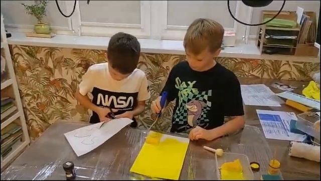 Школа 460, 4-й А класс. Мастерята 23-24, Малярные и декоративные работы. смотреть онлайн