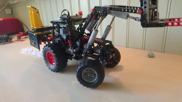 Lego technic Snow Blower Valmet 305 смотреть онлайн