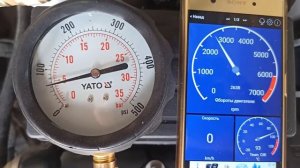 Chevrolet Lacetti - замер давления масла при 98°C