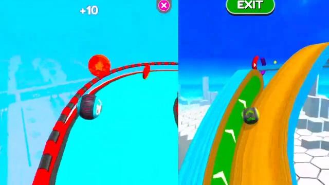 Going Ball : 2x speed Run Mobile gameplay Walkthrough IOS, Android color ball Run level 437 смотреть онлайн