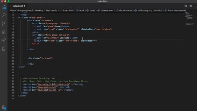 Penjelasan Form Grid Bootstrap смотреть онлайн