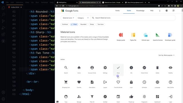 How to Use Google Font Icons, Material Symbols, Material Icons, Variable Font Icons | Full Guide смотреть онлайн