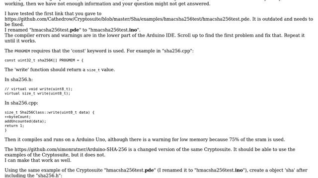 Arduino: HMAC SHA256 in Arduino use case? (2 Solutions!!) смотреть онлайн