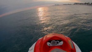 Покатушки по морю на водном мотоцикле, аква байке / первый прохват