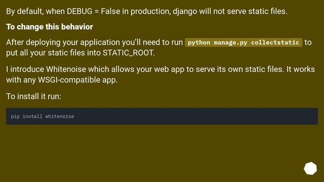 Django - CSS File Not Loading In Production (Debug: False) смотреть онлайн
