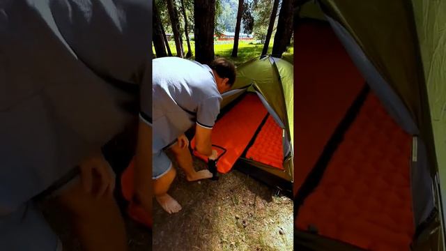 🏕Кемпинг на Алтае #палатка #алтай #автопутешествие #поход #путешествия смотреть онлайн