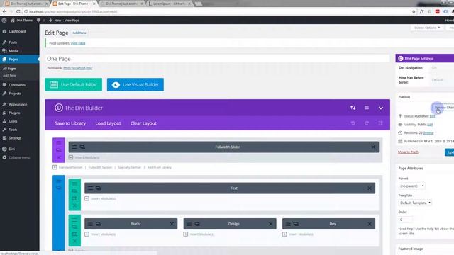 Divi 3.0 WordPress theme - One Page Scrolling Website - Parallax Countdown Section смотреть онлайн