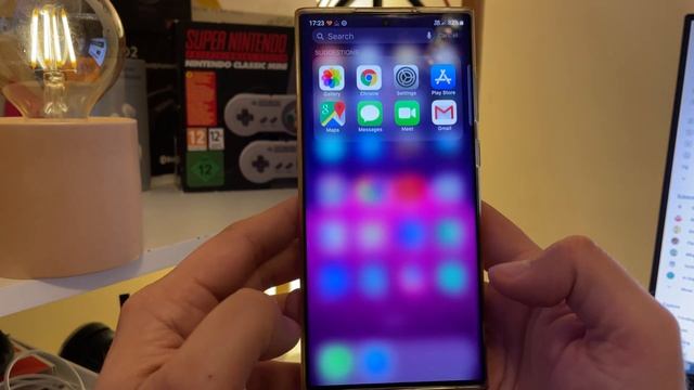 I installed Launcher iOS 16 on my S22 Ultra to annoy my iPhone friends смотреть онлайн