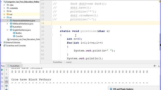 Inheritance and Interface in Java Hindi смотреть онлайн