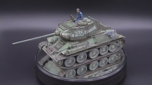 T-34-85 ACADEMY 1/35 From Assembly To Finish!