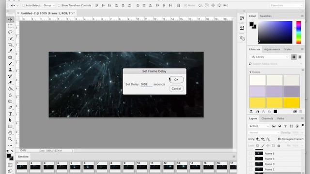 How to Make Gifs Using a Video in Adobe Photoshop CC смотреть онлайн