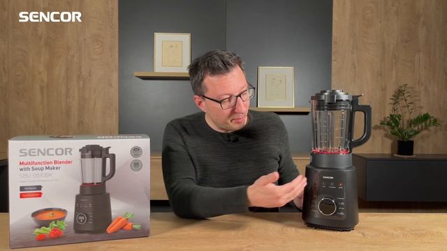 Unboxing Multifunkční Mixér A Polévkovar Sencor SBU 0510BK