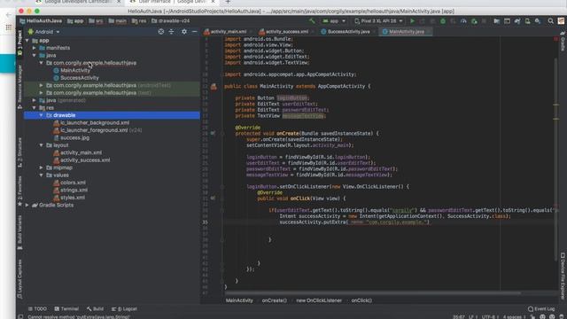 Android Development Basic Authentication with Kotlin and Java смотреть онлайн