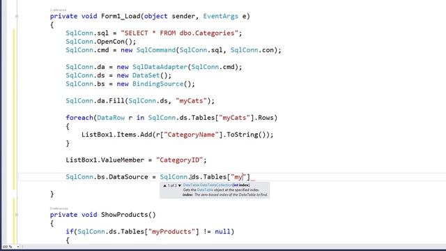 C# SQL Server : How to Create a Master-Detail Windows Form (Part 2/2) смотреть онлайн