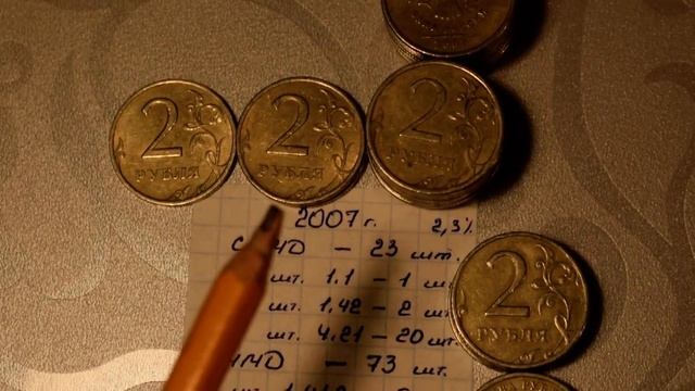 Мешковой коп№38(6)- Перебор монет 2 рубля в количестве 1000 штук. Часть 1 смотреть онлайн
