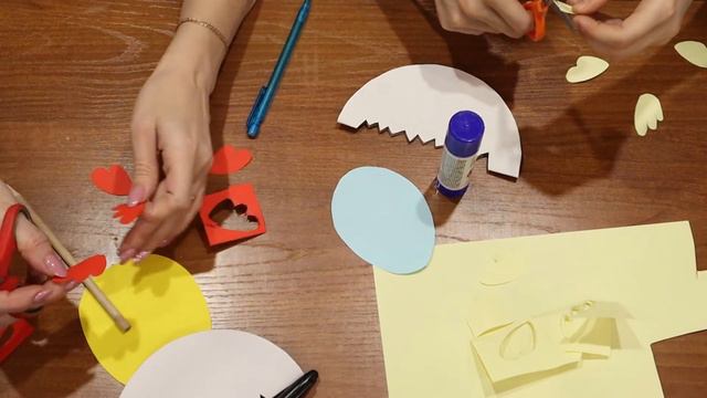 Поделка цыпленок из бумаги. смотреть онлайн