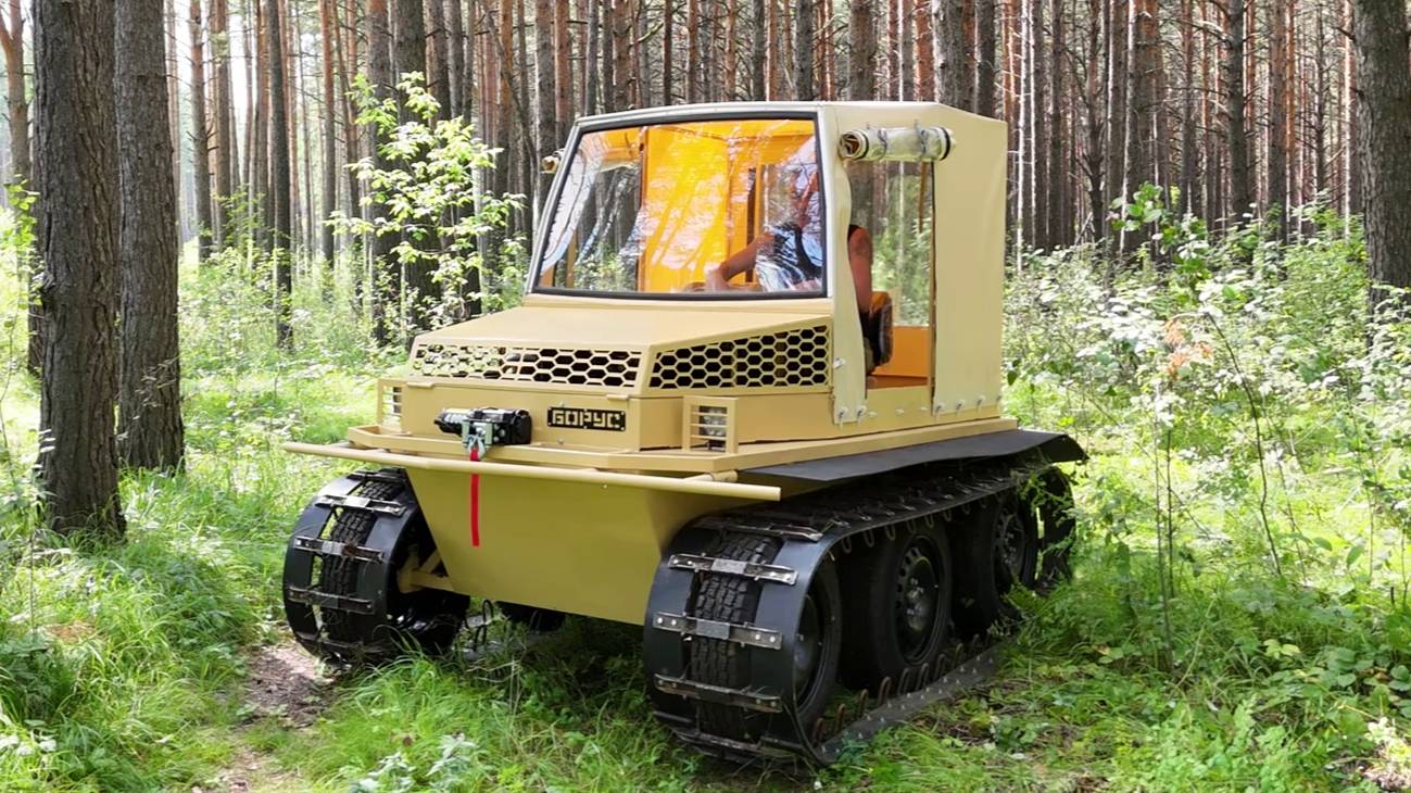 Испытание нового вездехода БОРУС ЭКСТРИМ.